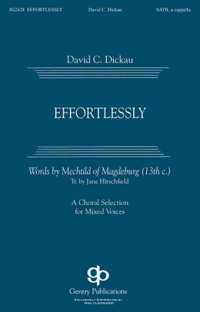 David Dickau, Effortlessly TTBB Chorpartitur