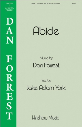 Abide SATB Chorpartitur