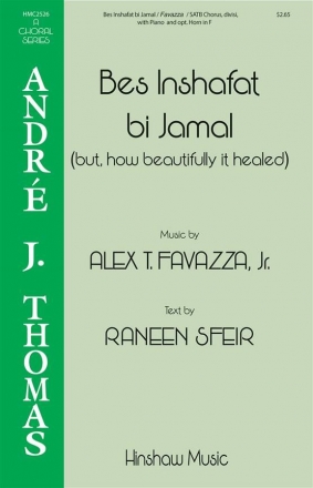 Alex Farazza, Bes Inshafat Bi Jamal Mixed Choir [SATB] and French Horn Chorpartitur