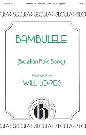 Will Lopes, Bambulele Women's Choir [SSAA] Chorpartitur