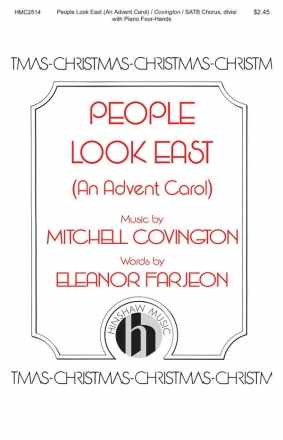 Eleanor Farjeon, People Look East SATB Chorpartitur