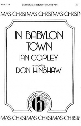 Ian Copley, In Babylon Town 2-Part, any combination, Keyboard, Flute and Snare Drum Chorpartitur