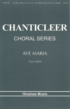 Franz Biebl, Ave Maria SATB Chorpartitur