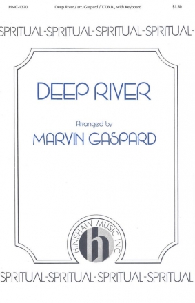 Deep River TTBB, Keyboard Chorpartitur