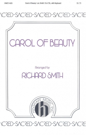 Stuart Wilson, Carol Of Beauty SATB and Keyboard Chorpartitur