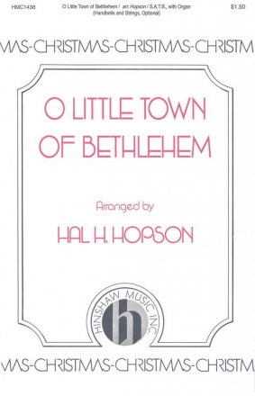 Lewis H. Redner, O Little Town Of Bethlehem SATB and Organ Chorpartitur