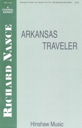 Arkansas Traveler SATB, Keyboard and Fiddle Chorpartitur