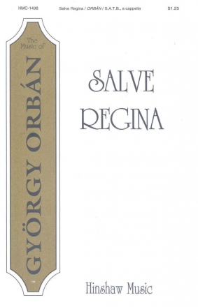 Gyrgy Orbn, Salve Regina SATB a Cappella Chorpartitur