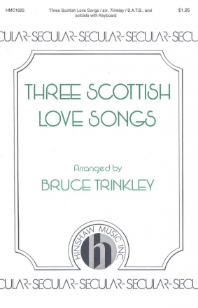 Three Scottish Love Songs Choir, Piano Chorpartitur