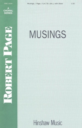 Robert Page, Musings SATB Divisi, Oboe Chorpartitur