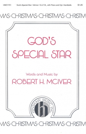 Robert H. McIver, God's Special Star SATB, Piano Chorpartitur