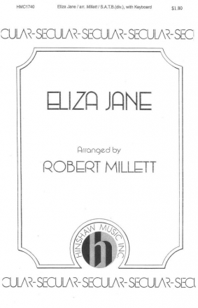 Eliza Jane SATB Divisi, Keyboard Chorpartitur