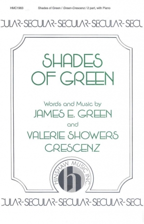 James E. Green, Shades Of Green 2-Part, SA, Piano Chorpartitur