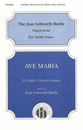 Johann Sebastian Bach, Ave Maria Unison [Treble Voices], Piano Chorpartitur