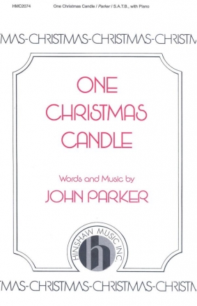 John Parker, One Christmas Candle SATB, Piano Chorpartitur