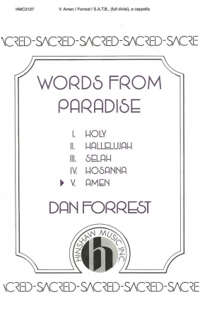 Dan Forrest, Amen SATB Divisi a Cappella Chorpartitur