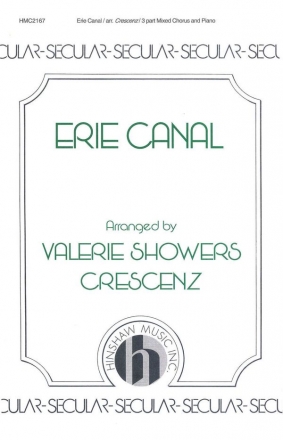 Erie Canal 3-Part Choir and Piano Chorpartitur