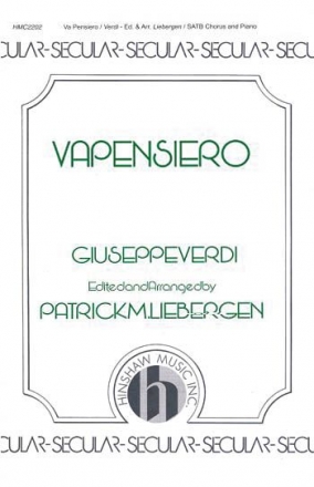 Giuseppe Verdi, Va Pensiero SATB, Piano Chorpartitur