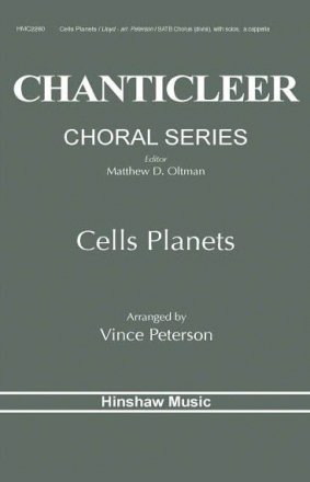 Erika Lloyd Gergel, Cells Planets SATB Divisi a Cappella Chorpartitur