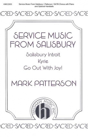 Mark Patterson, Service Music From Salisbury SATB and Keyboard Chorpartitur