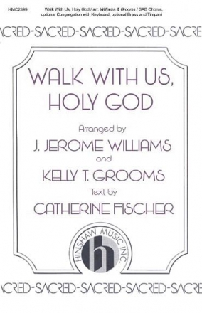 Walk With Us, Holy God SAB, Piano Chorpartitur