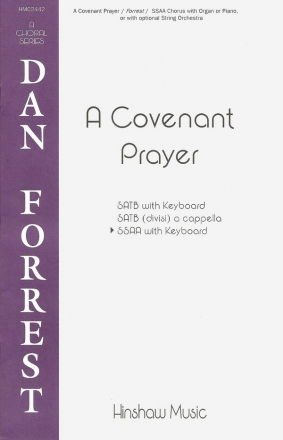 Dan Forrest, A Covenant Prayer (Ssaa-Accompanied) SSAA, Keyboard Chorpartitur