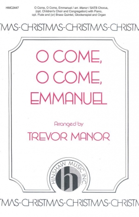 O Come, O Come, Emmanuel SATB, Optional Children's Voices, Piano Chorpartitur