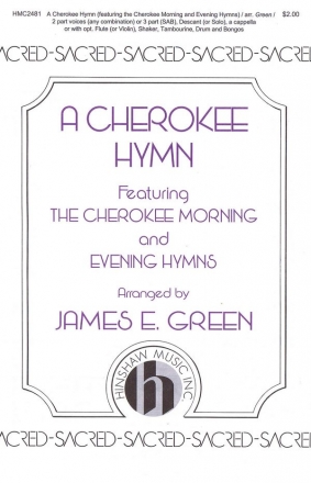 A Cherokee Hymn Vocal Buch