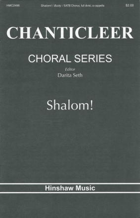 Elio Bucky, Shalom SATB Divisi a Cappella Chorpartitur