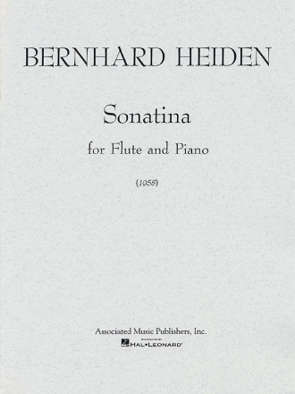 Bernhard Heiden, Sonatina (1958) Flte und Klavier Buch