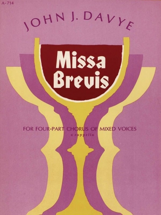 John Dayve, Missa Brevis SATB Chorpartitur