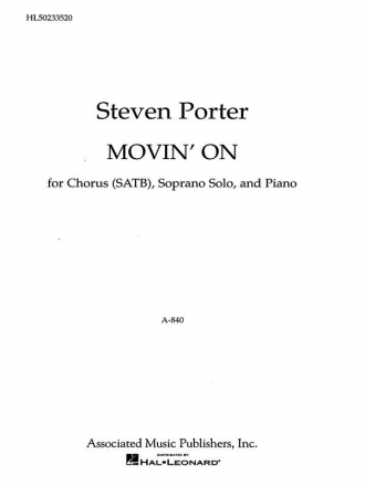 Movin On SATB Chorpartitur