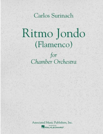 Carlos Surinach, Ritmo Jondo (Flamenco Ballet) Mixed Choir and Orchestra Partitur