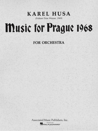 Karel Husa, Music for Prague (1968) Orchestra Partitur