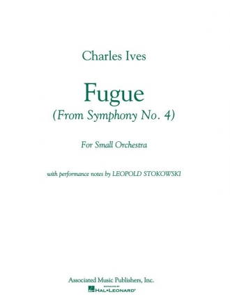 Charles E. Ives, Fugue (from Symphony No. 4) Concert Band Stimmen-Set