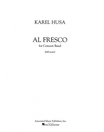 Karel Husa, Al Fresco Concert Band Partitur + Stimmen