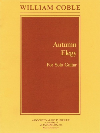 William Coble, Autumn Elegy Gitarre Buch