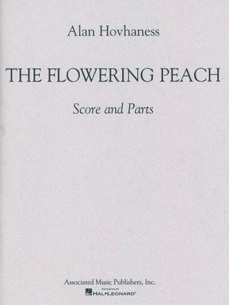 The Flowering Peach for alto saxophon, percussion and piano score and parts