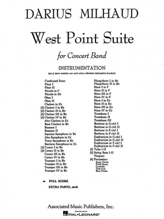 West Point Suite - Full Score Concert Band Partitur