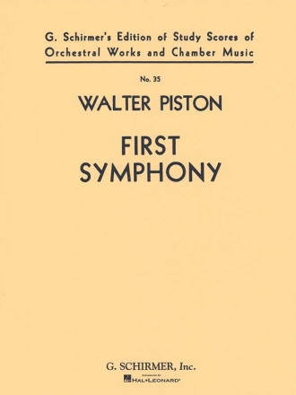 Walter Piston, Symphony No. 1 Orchestra Partitur