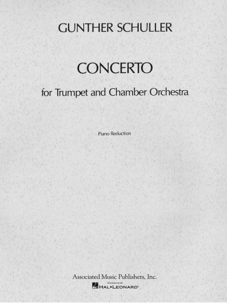 Gunther Schuller, Concerto Trompete und Klavier Buch