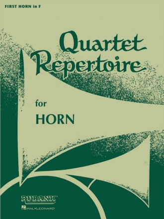 Quartet Repertoire for Horn Horn Quartet Stimme