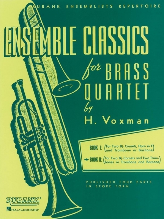 Ensemble Classics for Brass Quartet - Book 2 Blechblserquartett Buch