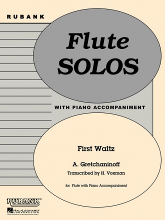 Alexander T. Gretchaninov, First Waltz Flte und Klavier Buch