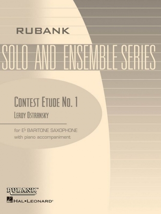 Leroy Ostransky, Contest Etude No. 1 Baritone Saxophone and Piano Buch