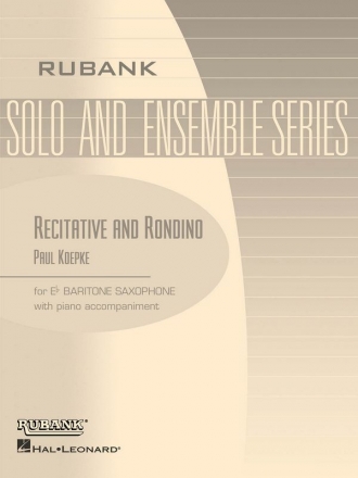 Paul Koepke, Recitative and Rondino Baritone BC and Piano Buch