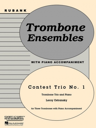 Leroy Ostransky, Contest Trio No. 1 Trombone Trio/Piano Buch