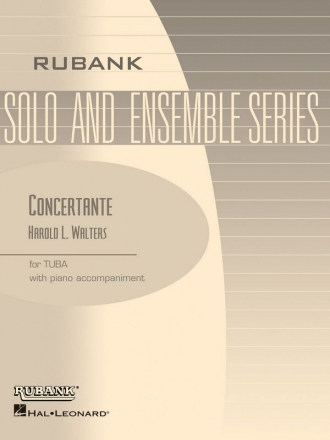 Harold Walters, Concertante Tuba und Klavier Buch