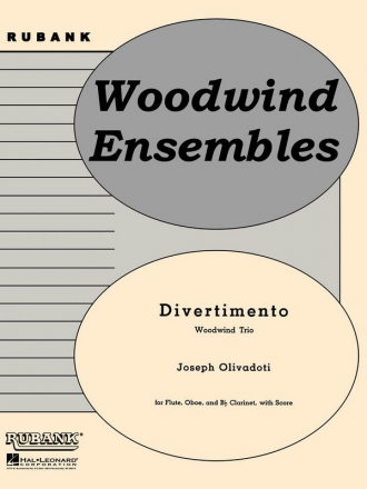 Joseph Olivadoti, Divertimento 9 Flute, Oboe and Clarinet Buch