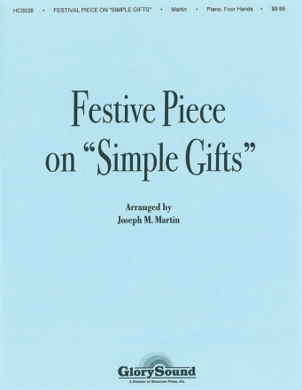 Festive Piece on 'Simple Gifts' Piano Duet 2 Pianos Buch